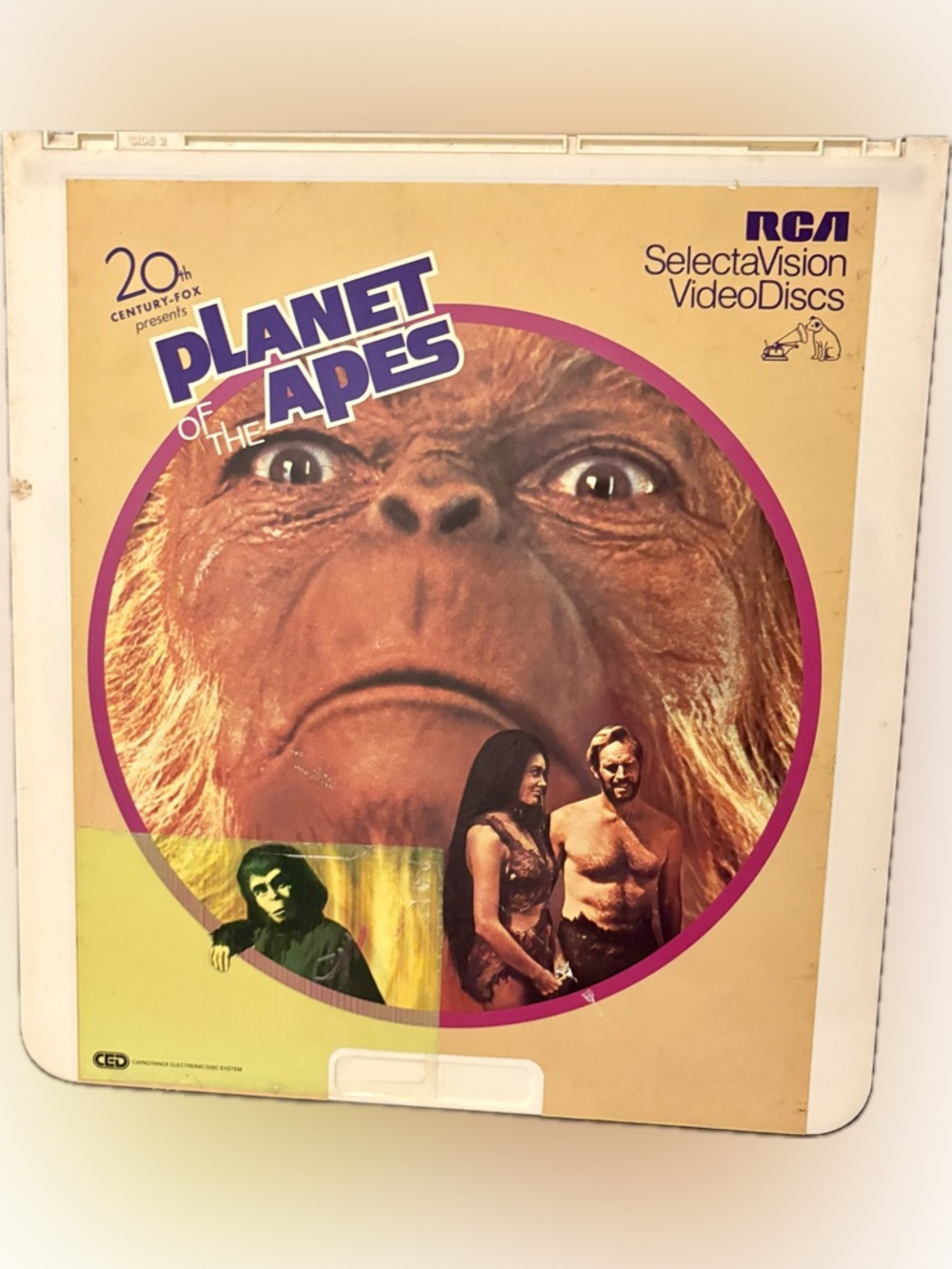 Planet Of The Apes Video Disc RCA Selectavision Video Disc 1983 CED Vintage